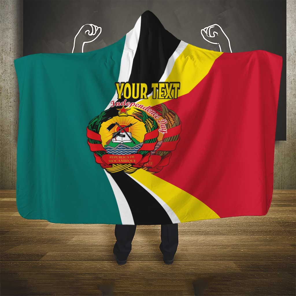 Personalized Mozambique Hooded Blanket 50 Years Anniversary Independence Day