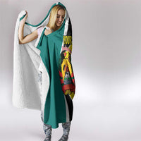 Personalized Mozambique Hooded Blanket 50 Years Anniversary Independence Day