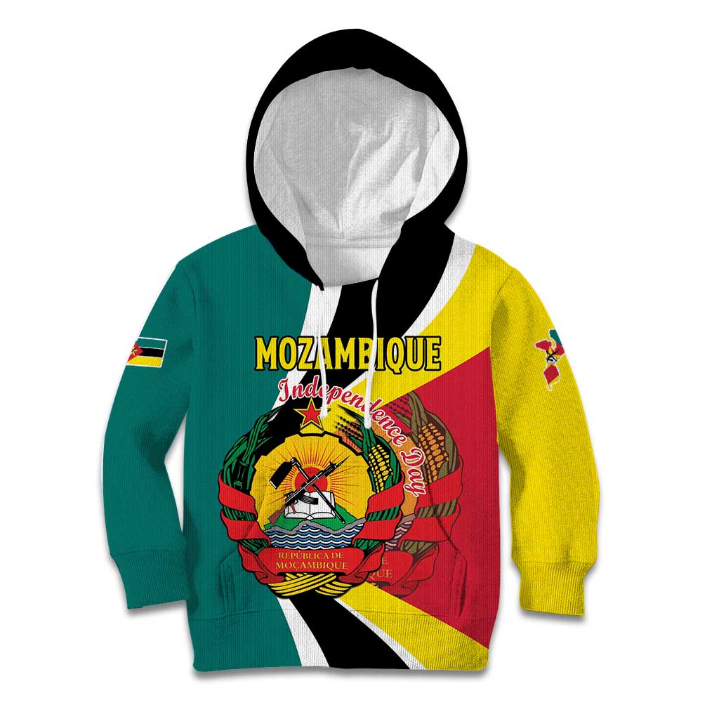 Personalized Mozambique Kid Hoodie 50 Years Anniversary Independence Day