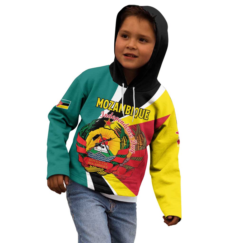 Personalized Mozambique Kid Hoodie 50 Years Anniversary Independence Day