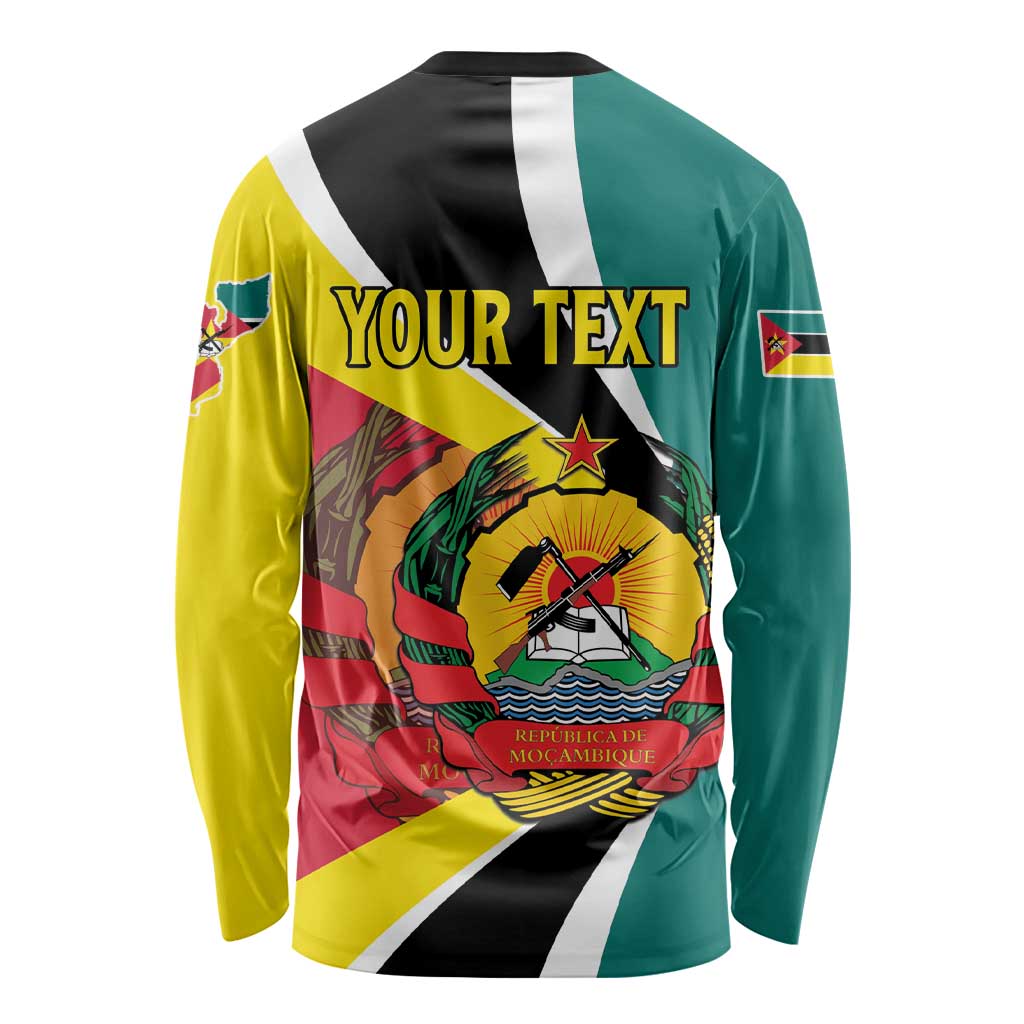 Personalized Mozambique Long Sleeve Shirt 50 Years Anniversary Independence Day