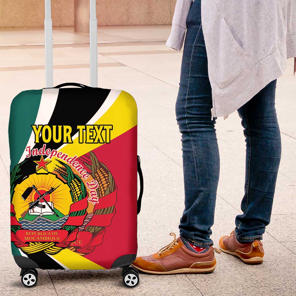 Personalized Mozambique Luggage Cover 50 Years Anniversary Independence Day