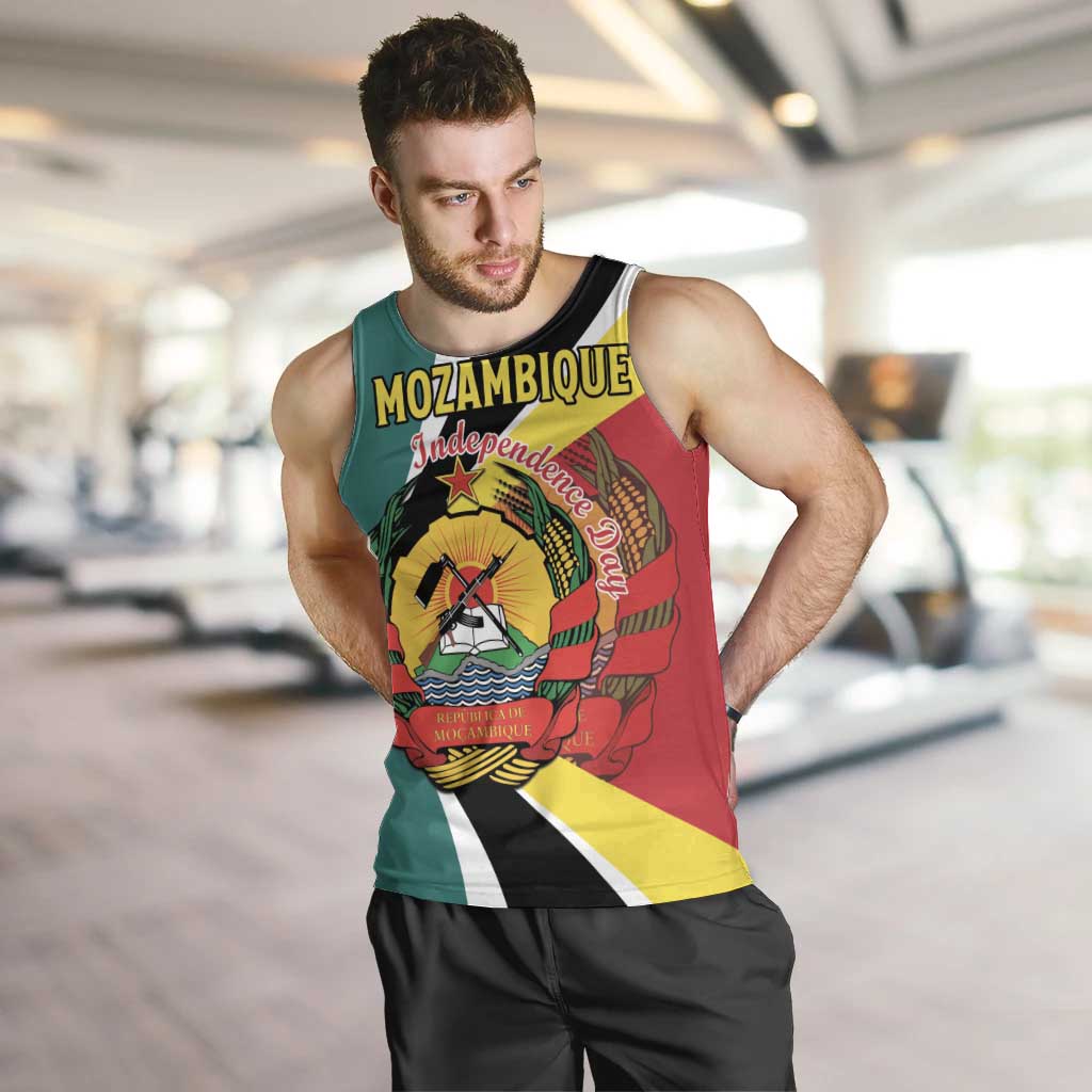 Personalized Mozambique Men Tank Top 50 Years Anniversary Independence Day