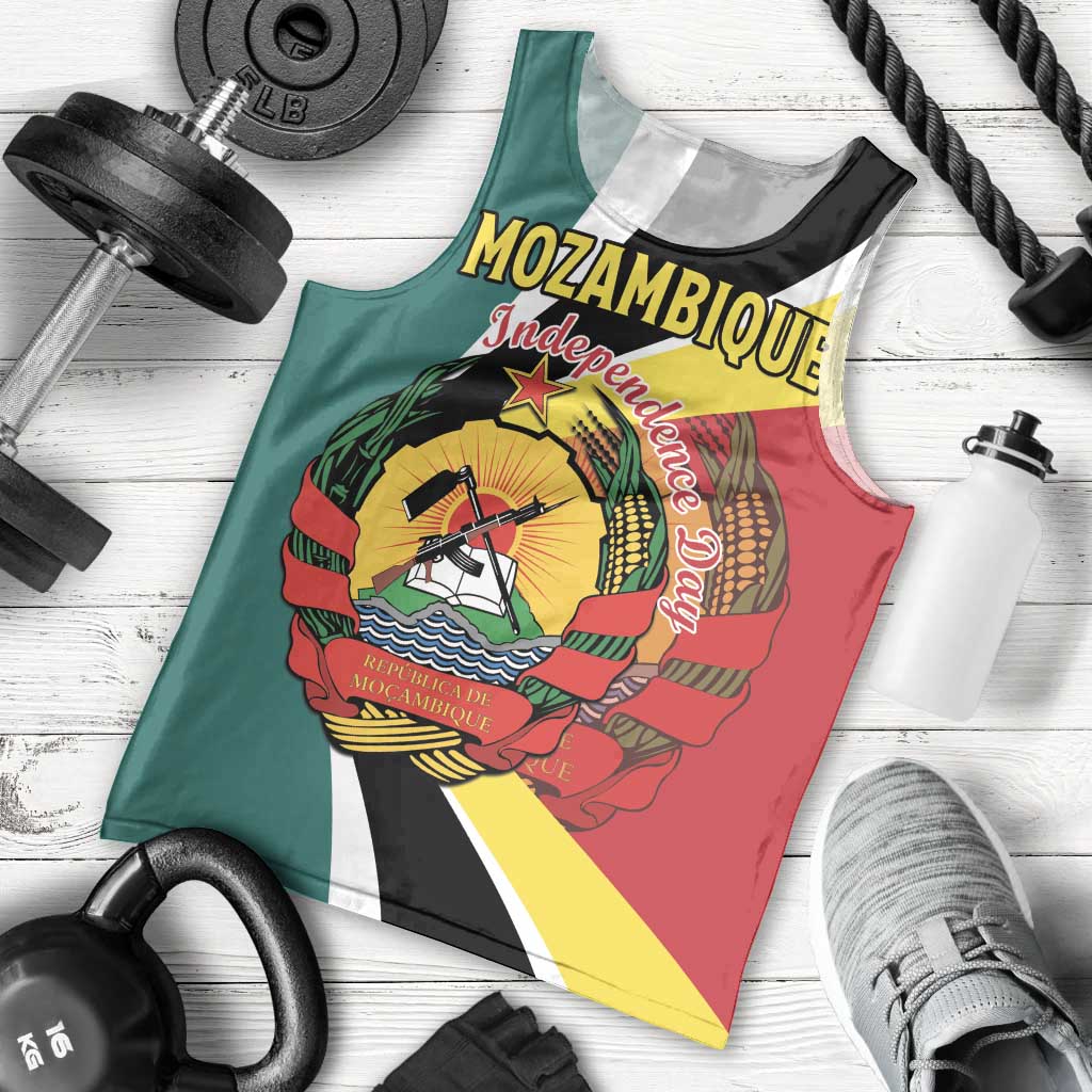 Personalized Mozambique Men Tank Top 50 Years Anniversary Independence Day