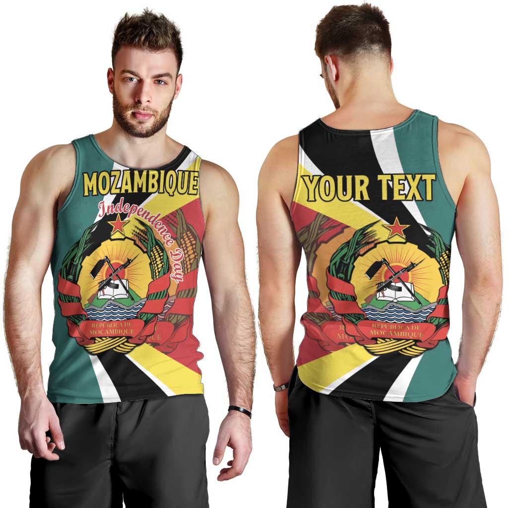 Personalized Mozambique Men Tank Top 50 Years Anniversary Independence Day