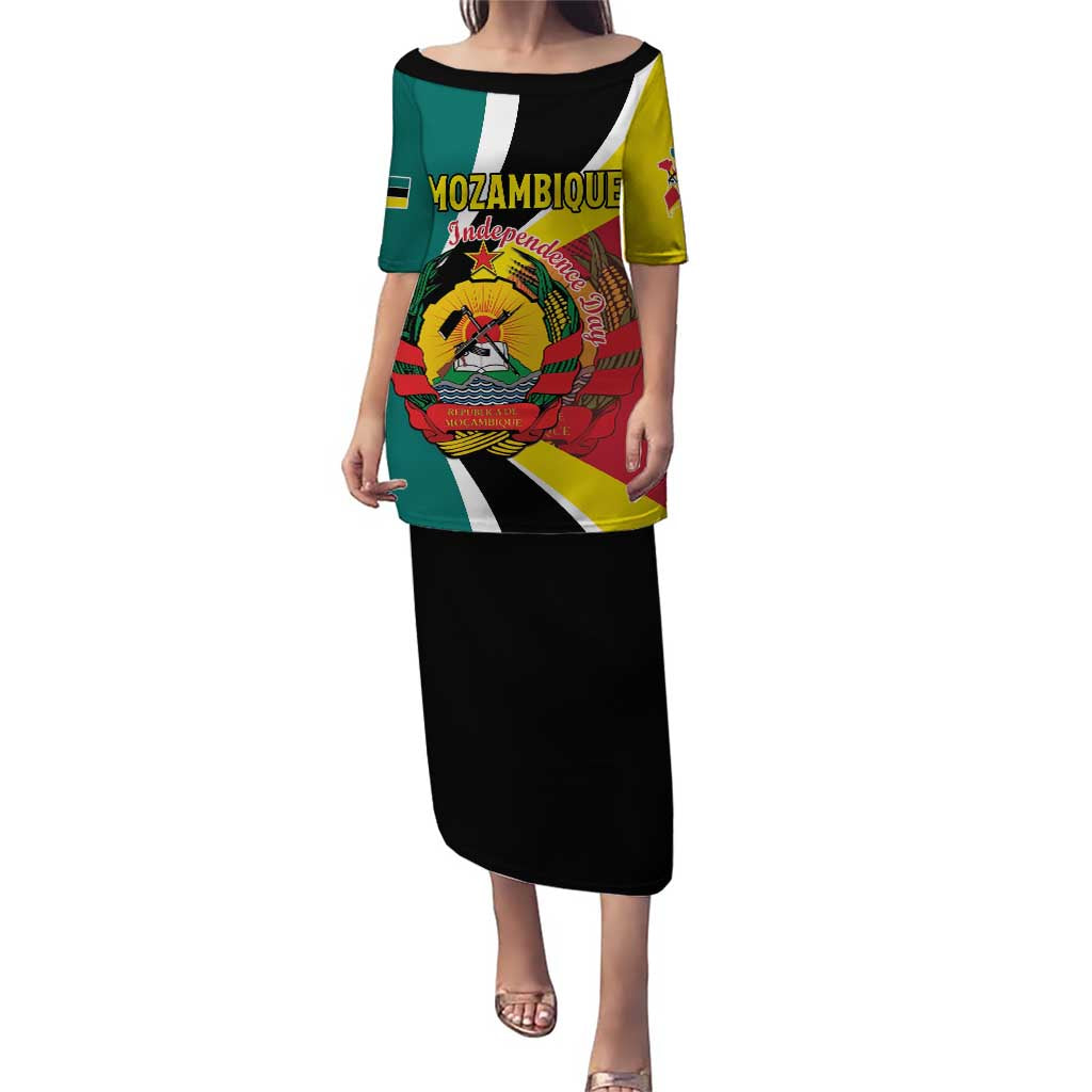 Personalized Mozambique Puletasi 50 Years Anniversary Independence Day