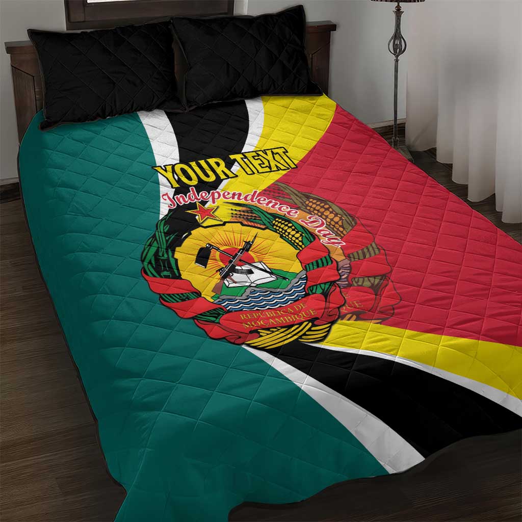 Personalized Mozambique Quilt Bed Set 50 Years Anniversary Independence Day