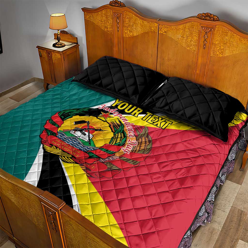 Personalized Mozambique Quilt Bed Set 50 Years Anniversary Independence Day