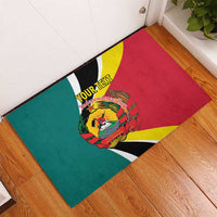 Personalized Mozambique Rubber Doormat 50 Years Anniversary Independence Day