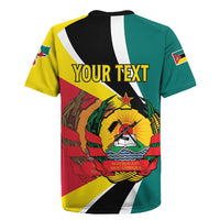 Personalized Mozambique Rugby Jersey 50 Years Anniversary Independence Day