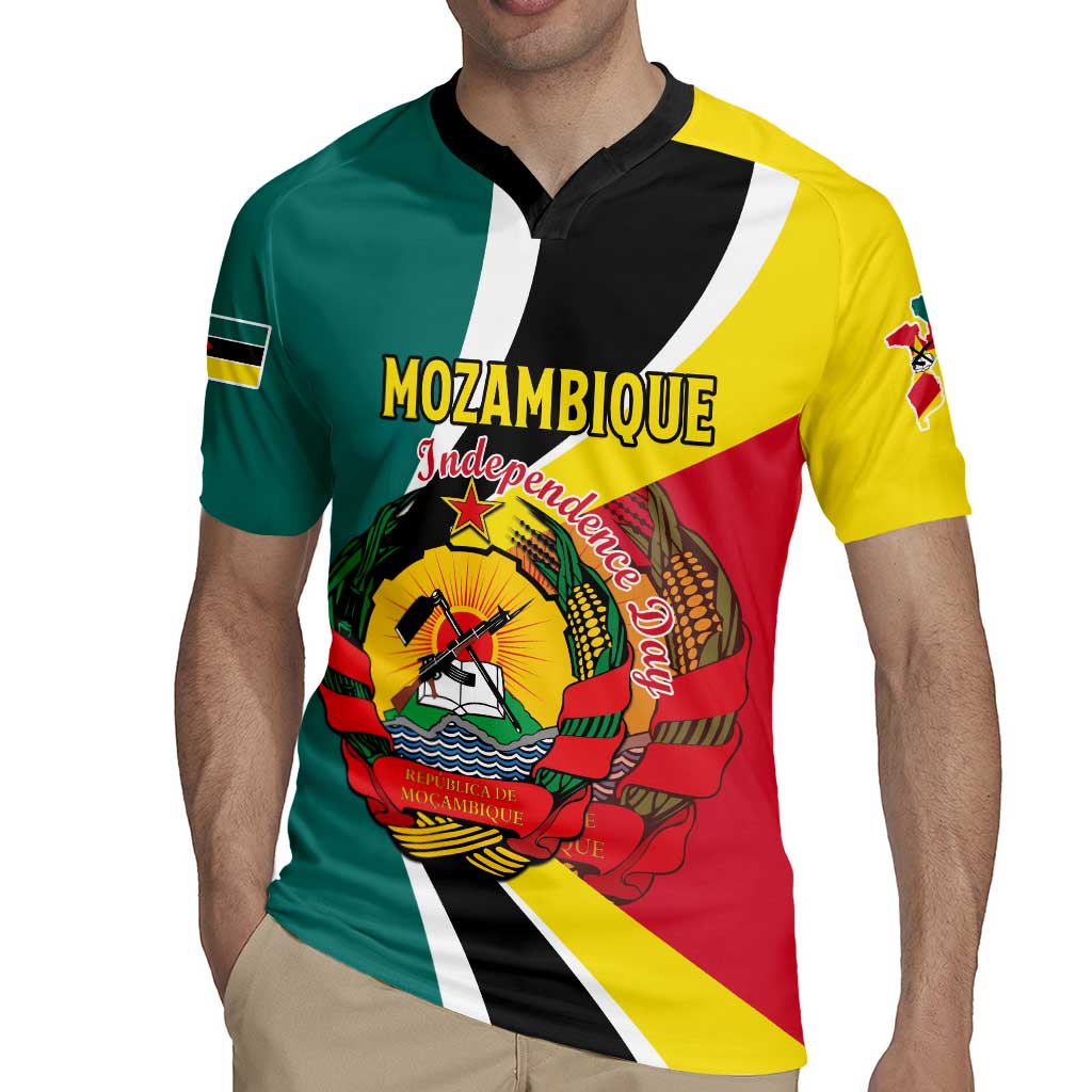 Personalized Mozambique Rugby Jersey 50 Years Anniversary Independence Day