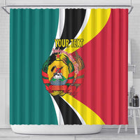 Personalized Mozambique Shower Curtain 50 Years Anniversary Independence Day