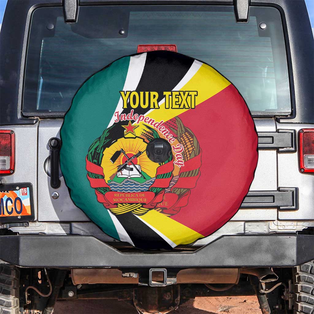 Personalized Mozambique Spare Tire Cover 50 Years Anniversary Independence Day