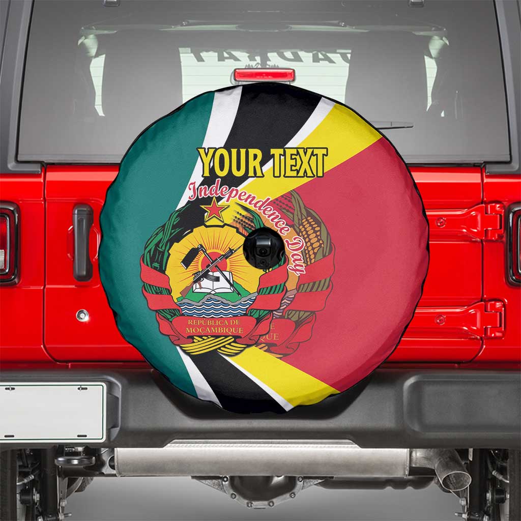 Personalized Mozambique Spare Tire Cover 50 Years Anniversary Independence Day