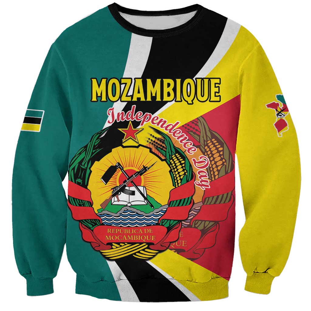 Personalized Mozambique Sweatshirt 50 Years Anniversary Independence Day