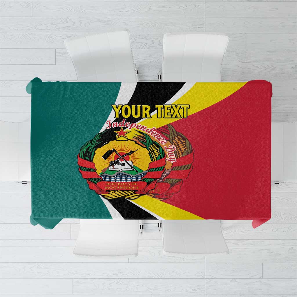 Personalized Mozambique Tablecloth 50 Years Anniversary Independence Day