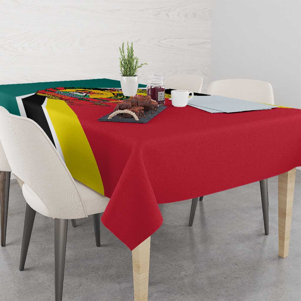 Personalized Mozambique Tablecloth 50 Years Anniversary Independence Day