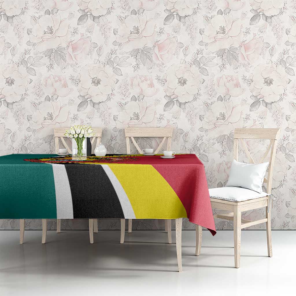 Personalized Mozambique Tablecloth 50 Years Anniversary Independence Day