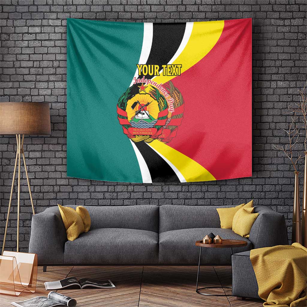 Personalized Mozambique Tapestry 50 Years Anniversary Independence Day