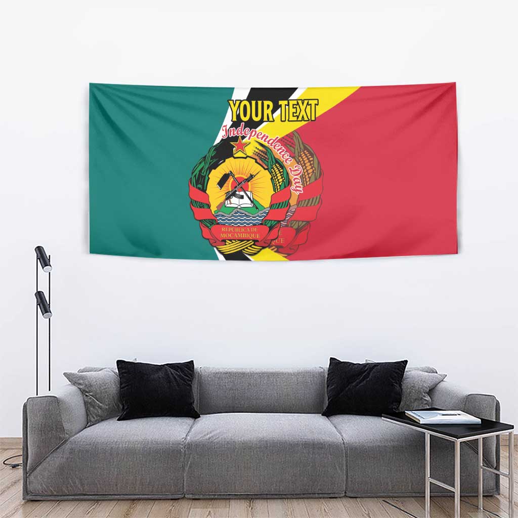 Personalized Mozambique Tapestry 50 Years Anniversary Independence Day
