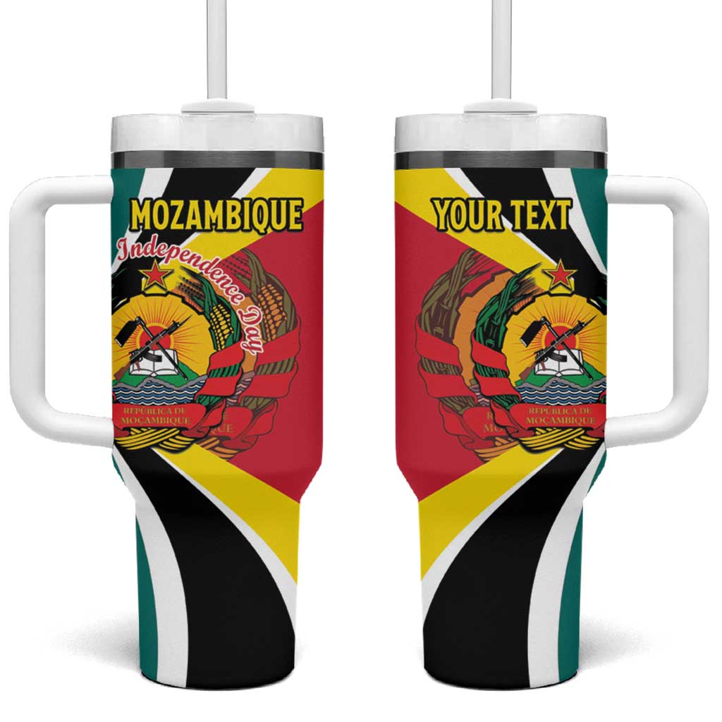 Personalized Mozambique Tumbler With Handle 50 Years Anniversary Independence Day