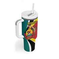Personalized Mozambique Tumbler With Handle 50 Years Anniversary Independence Day