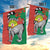 Happy Madagascar Independence Day Garden Flag Ring-Tailed Lemur With Seal Of Madagasikara