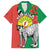 Happy Madagascar Independence Day Hawaiian Shirt Ring-Tailed Lemur With Seal Of Madagasikara