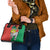 Happy Madagascar Independence Day Shoulder Handbag Ring-Tailed Lemur With Seal Of Madagasikara