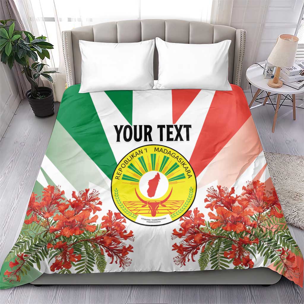 Personalized Madagasikara Bedding Set Seal With Poinciana