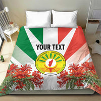 Personalized Madagasikara Bedding Set Seal With Poinciana