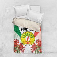 Personalized Madagasikara Bedding Set Seal With Poinciana