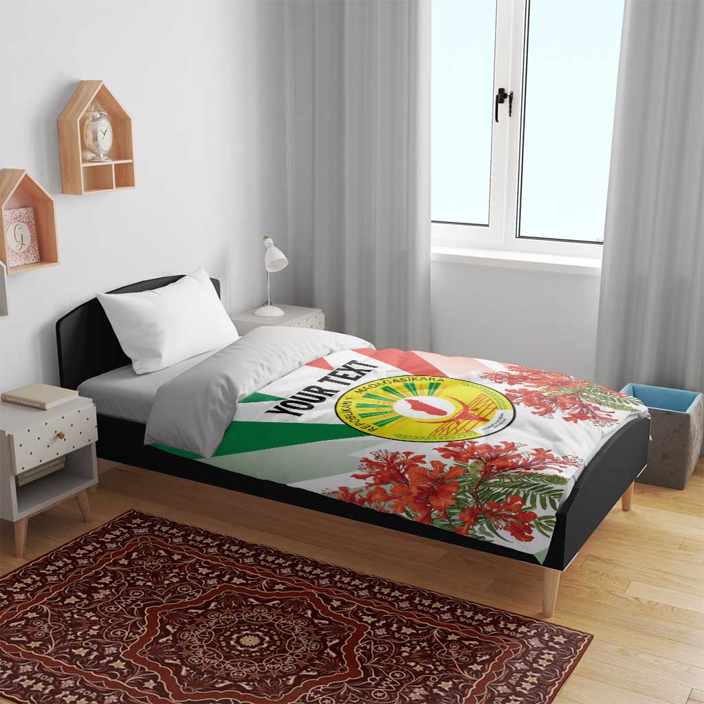 Personalized Madagasikara Bedding Set Seal With Poinciana