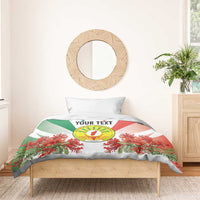 Personalized Madagasikara Bedding Set Seal With Poinciana