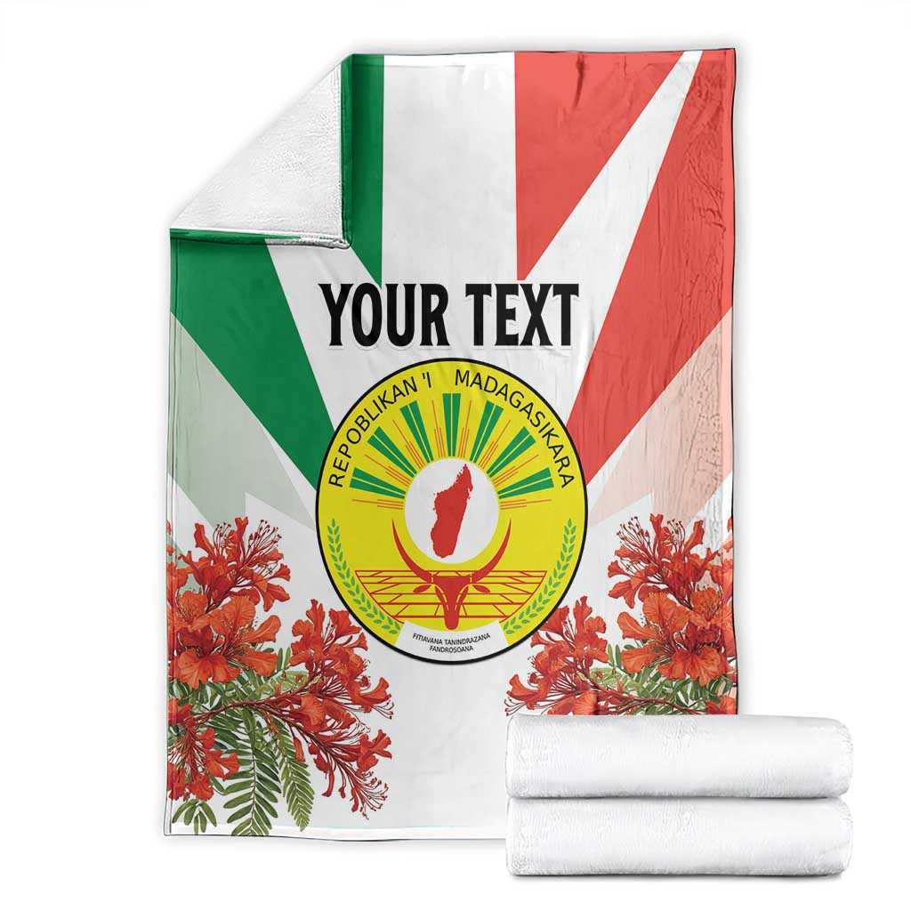 Personalized Madagasikara Blanket Seal With Poinciana