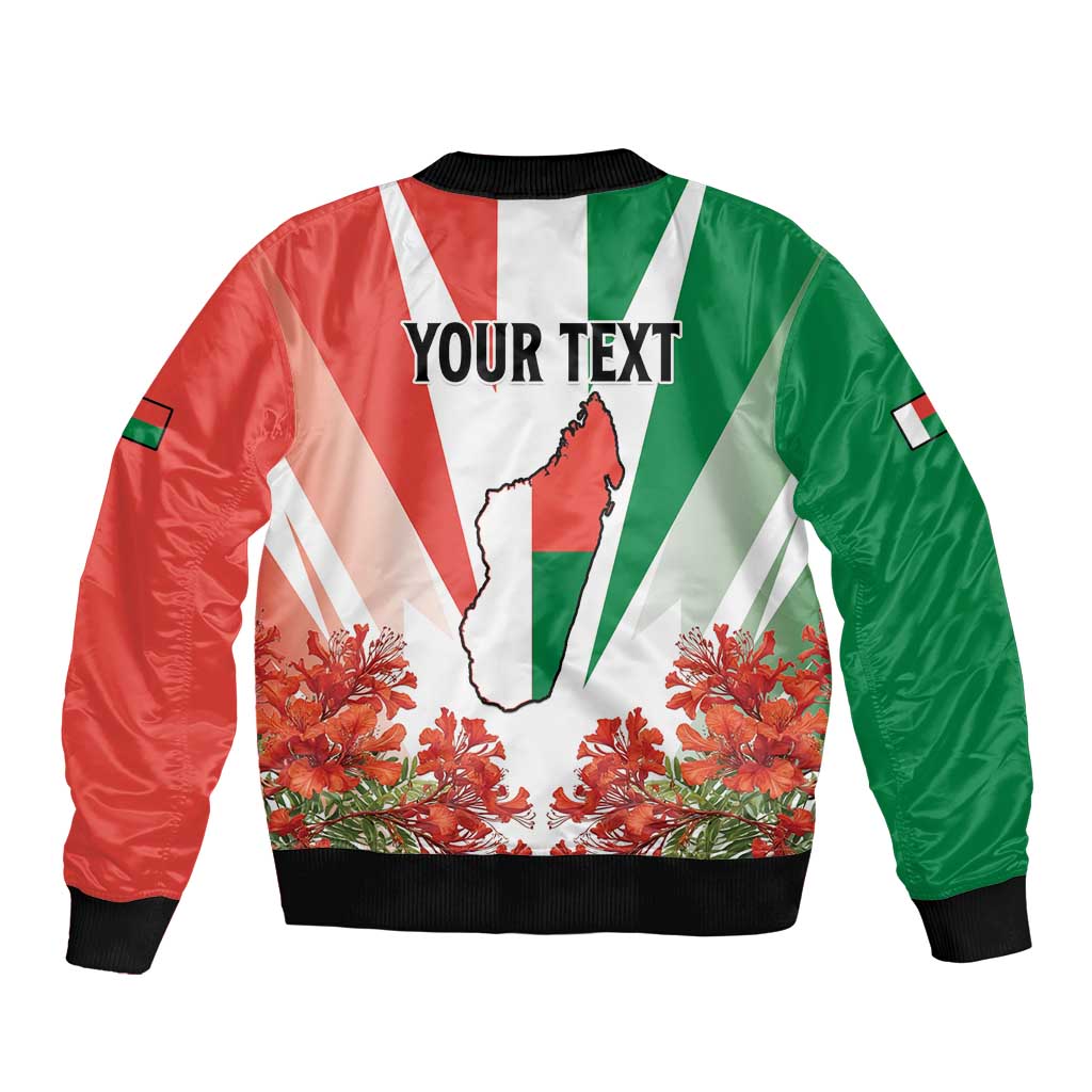 Personalized Madagasikara Bomber Jacket Seal With Poinciana