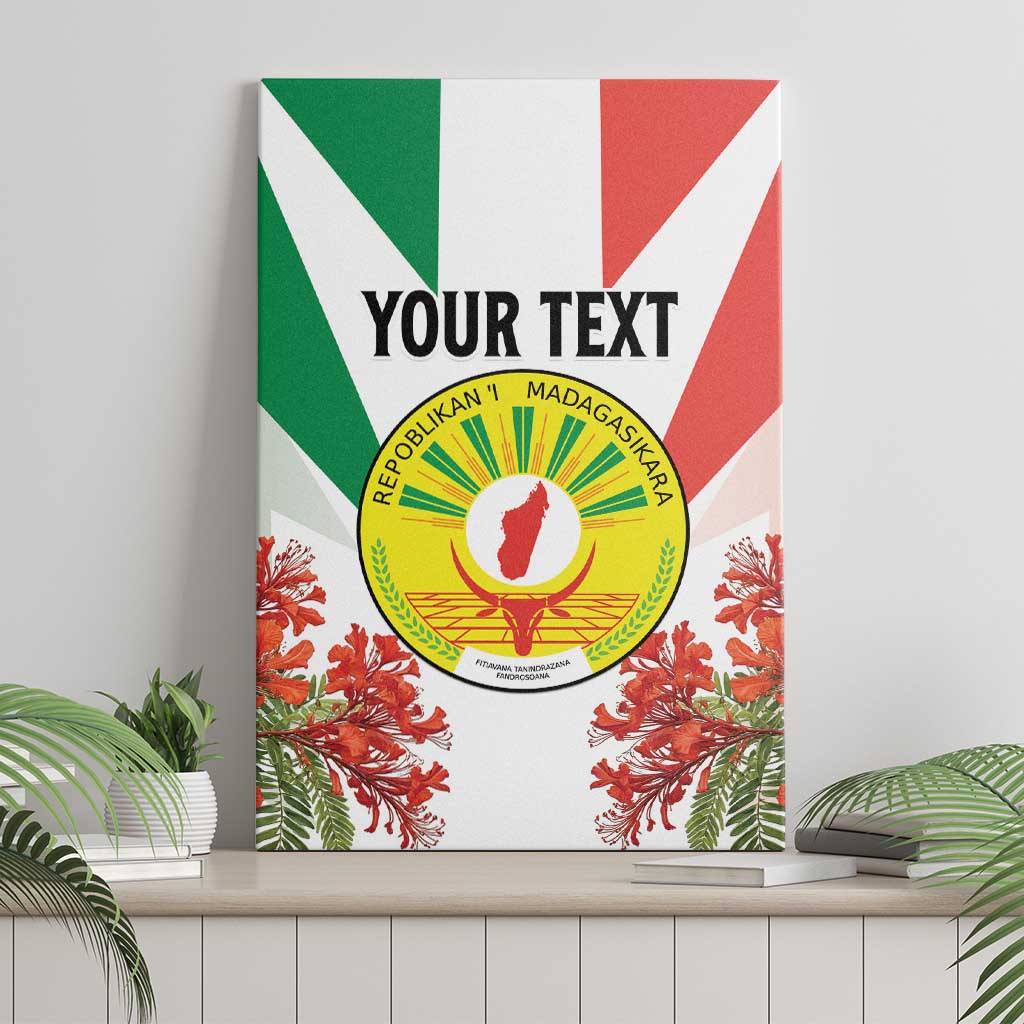 Personalized Madagasikara Canvas Wall Art Seal With Poinciana