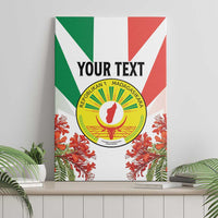 Personalized Madagasikara Canvas Wall Art Seal With Poinciana