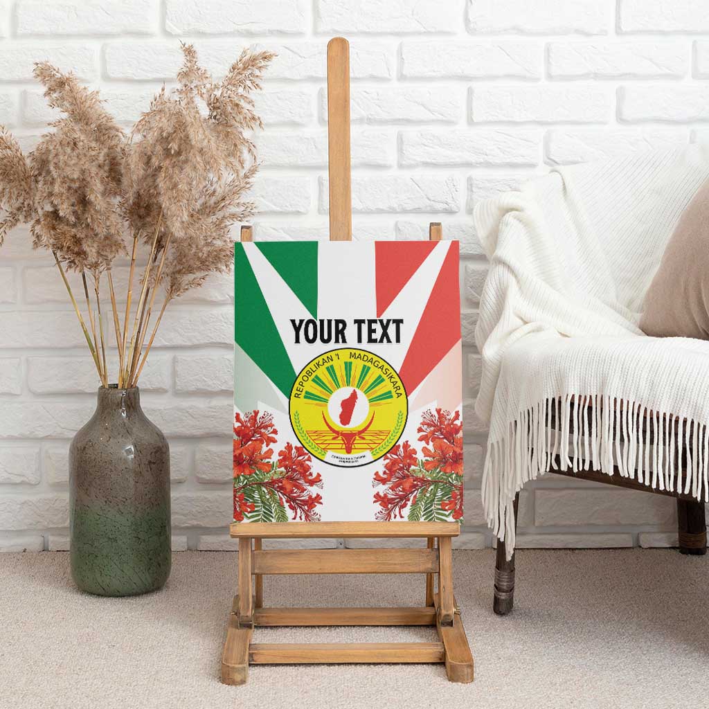 Personalized Madagasikara Canvas Wall Art Seal With Poinciana