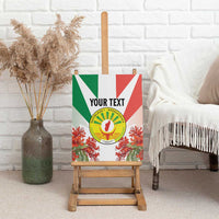 Personalized Madagasikara Canvas Wall Art Seal With Poinciana