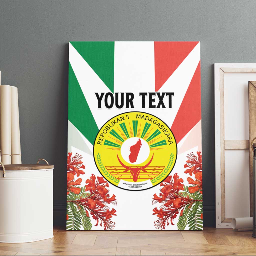 Personalized Madagasikara Canvas Wall Art Seal With Poinciana