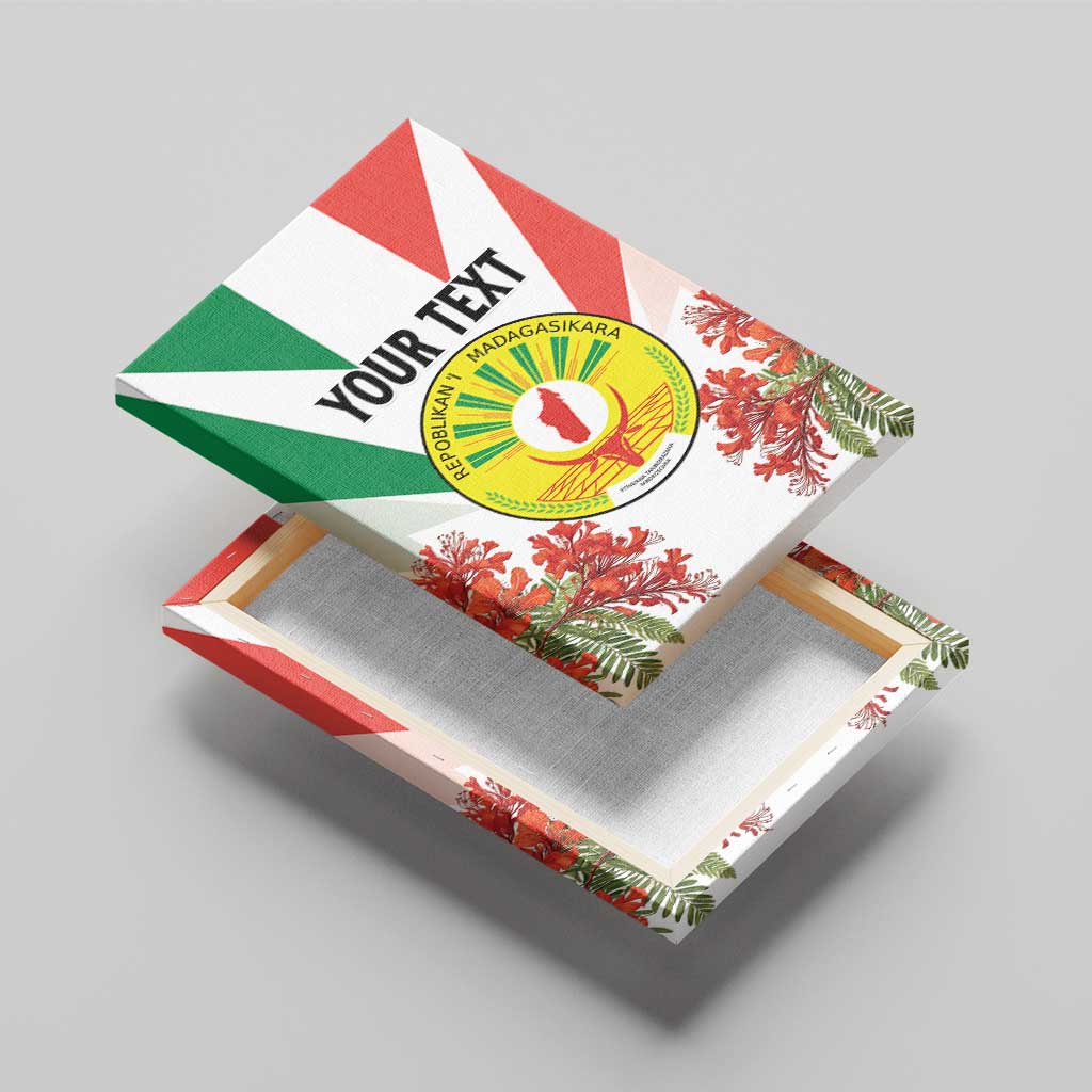 Personalized Madagasikara Canvas Wall Art Seal With Poinciana