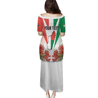 Personalized Madagasikara Family Matching Puletasi and Hawaiian Shirt Seal With Poinciana