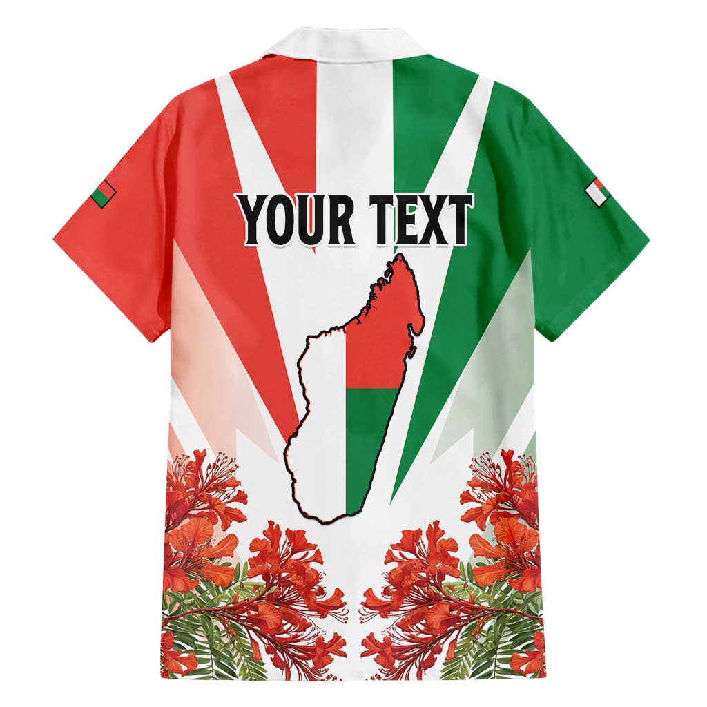 Personalized Madagasikara Family Matching Tank Maxi Dress and Hawaiian Shirt Seal With Poinciana