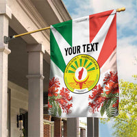 Personalized Madagasikara Garden Flag Seal With Poinciana