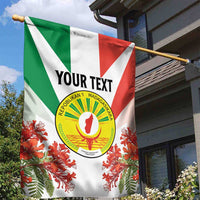 Personalized Madagasikara Garden Flag Seal With Poinciana