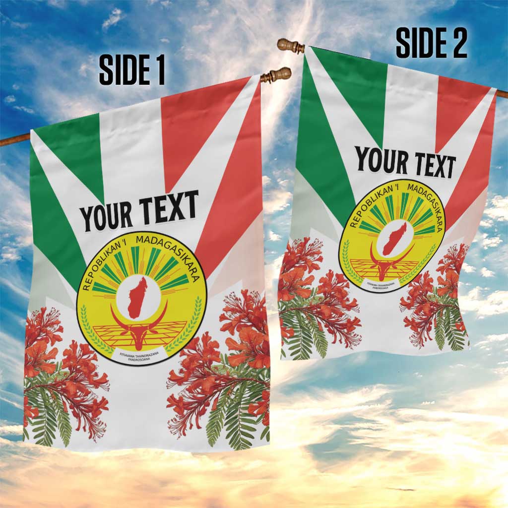 Personalized Madagasikara Garden Flag Seal With Poinciana