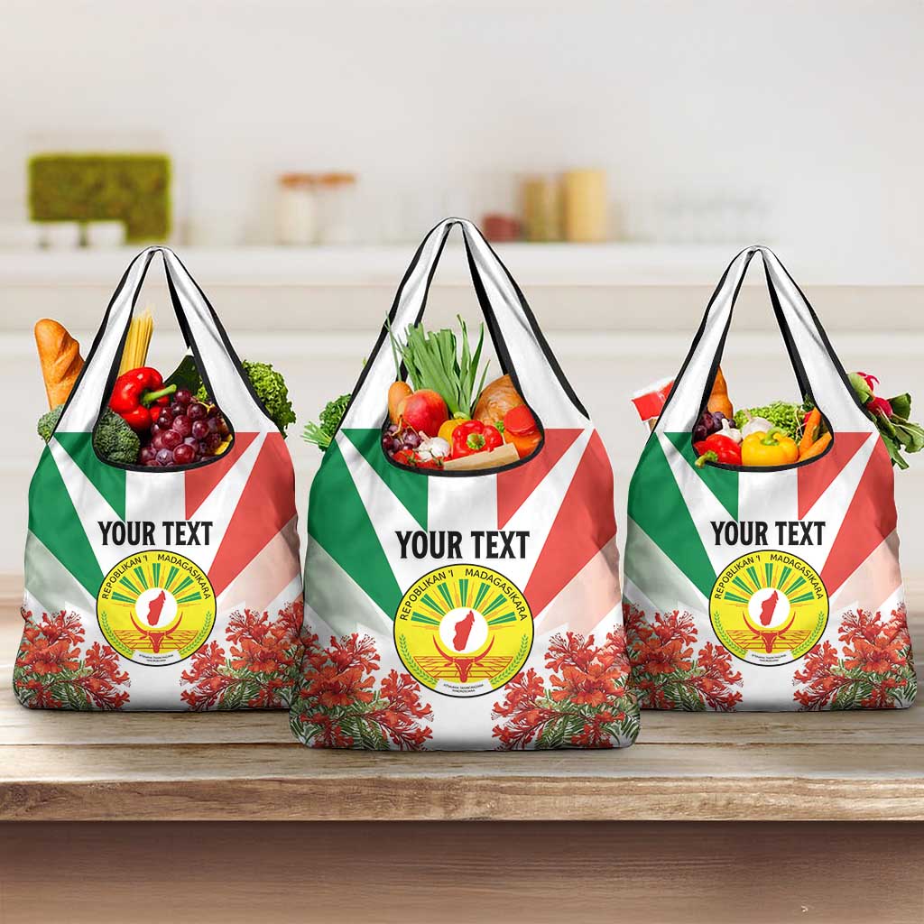 Personalized Madagasikara Grocery Bag Seal With Poinciana