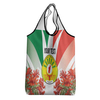 Personalized Madagasikara Grocery Bag Seal With Poinciana