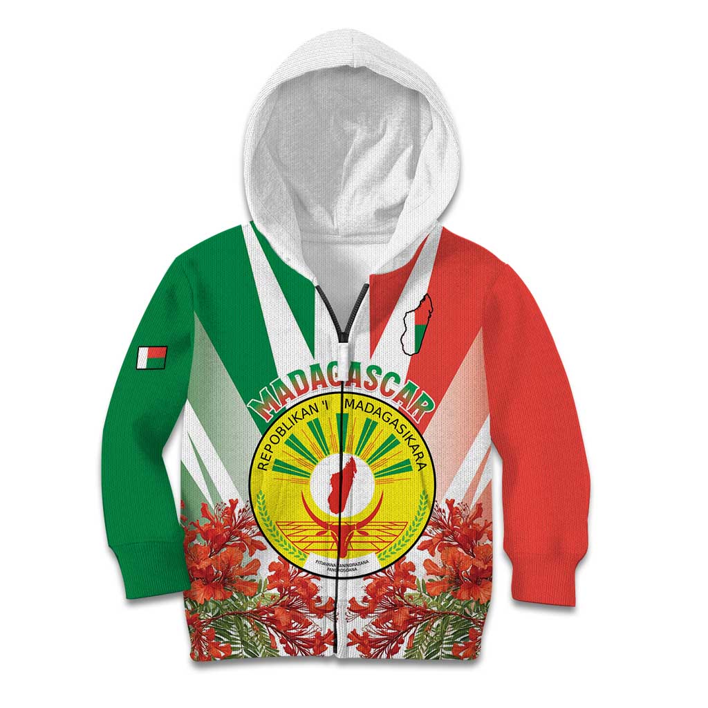 Personalized Madagasikara Kid Hoodie Seal With Poinciana